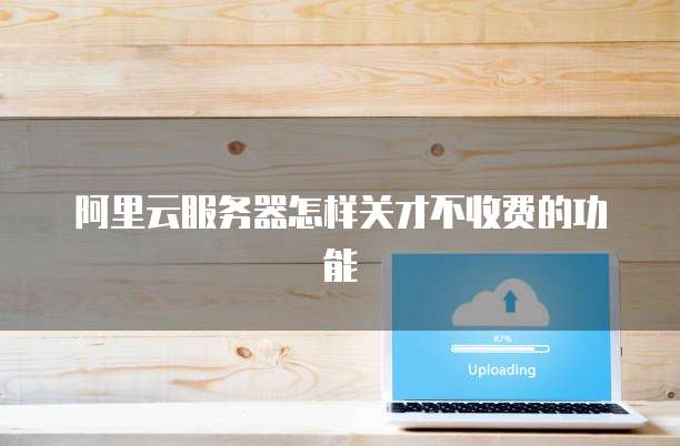 阿里云服务器怎样关才不收费的功能
