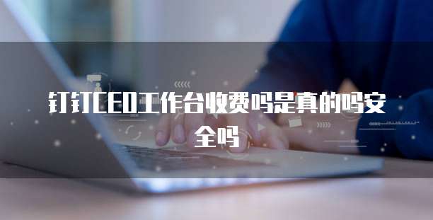钉钉CEO工作台收费吗是真的吗安全吗