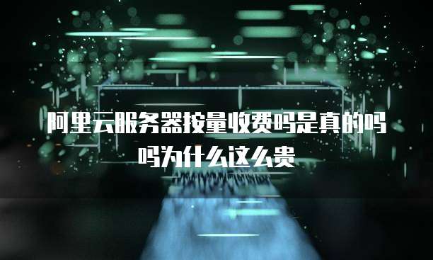 阿里云服务器按量收费吗是真的吗吗为什么这么贵