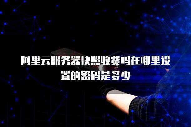 阿里云服务器快照收费吗在哪里设置的密码是多少