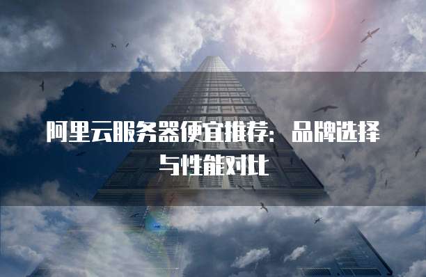 阿里云服务器便宜推荐:品牌选择与性能对比