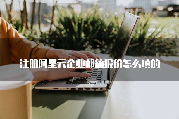 注册阿里云企业邮箱报价怎么填的