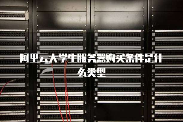 阿里云大学生服务器购买条件是什么类型