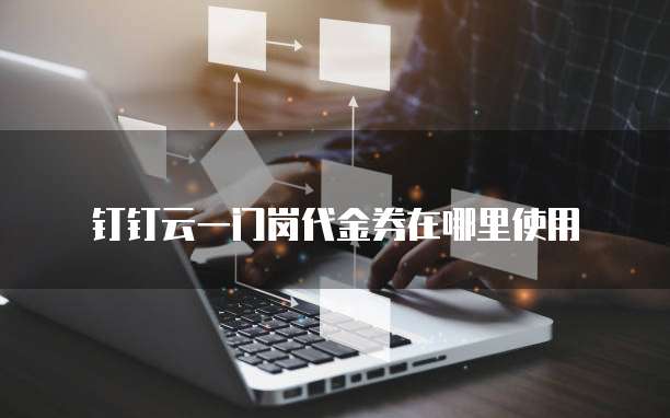 钉钉云一门岗代金券在哪里使用