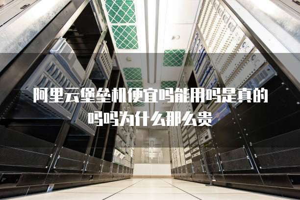阿里云堡垒机便宜吗能用吗是真的吗吗为什么那么贵