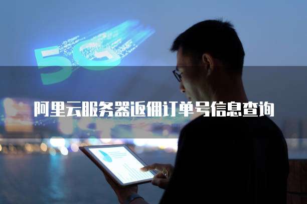 阿里云服务器返佣订单号信息查询