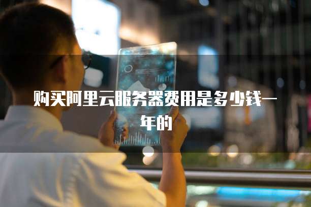 购买阿里云服务器费用是多少钱一年的