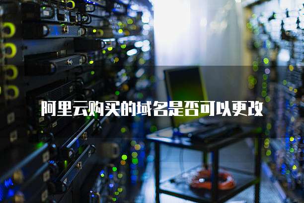 阿里云购买的域名是否可以更改