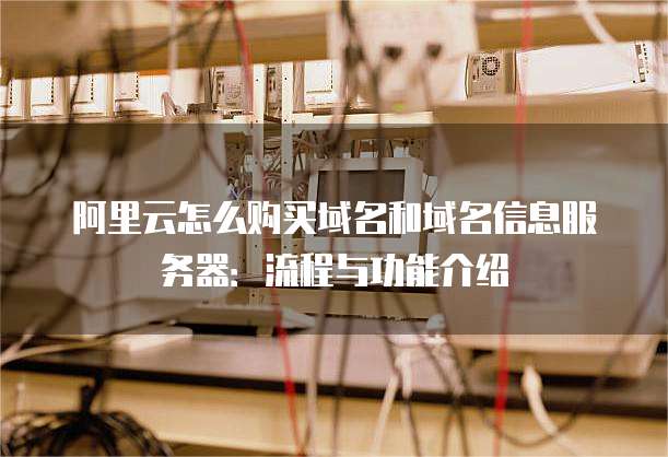 阿里云怎么购买域名和域名信息服务器:流程与功能介绍