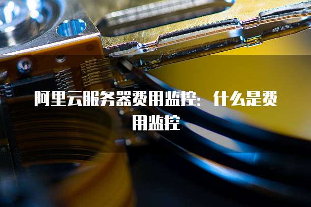阿里云服务器费用监控:什么是费用监控