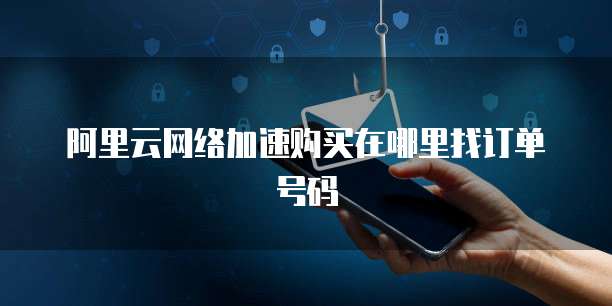 阿里云网络加速购买在哪里找订单号码