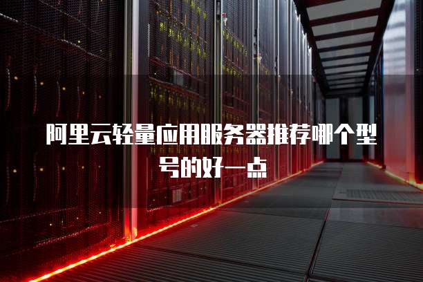 阿里云轻量应用服务器推荐哪个型号的好一点