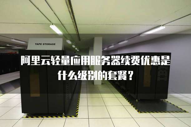 阿里云轻量应用服务器续费优惠是什么级别的套餐?