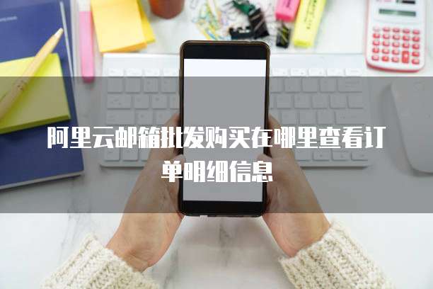 阿里云邮箱批发购买在哪里查看订单明细信息