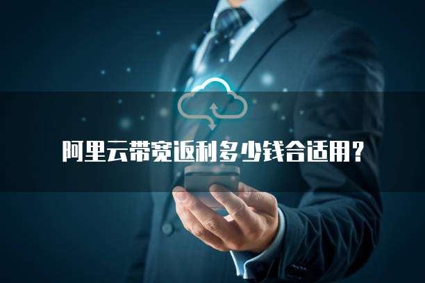 阿里云带宽返利多少钱合适用?
