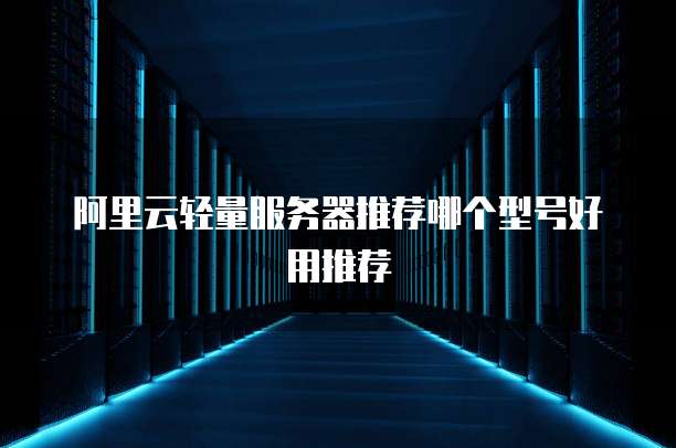阿里云轻量服务器推荐哪个型号好用推荐