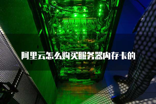 阿里云怎么购买服务器内存卡的