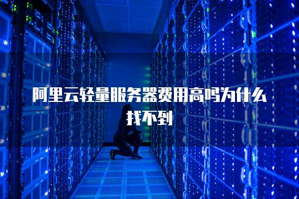 阿里云轻量服务器费用高吗为什么找不到