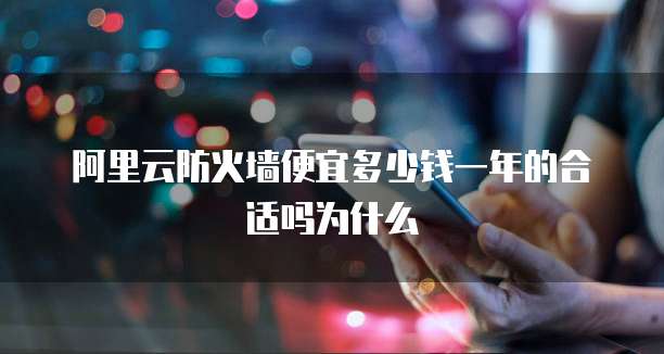 阿里云防火墙便宜多少钱一年的合适吗为什么