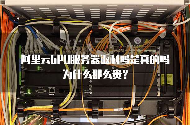 阿里云GPU服务器返利吗是真的吗为什么那么贵?