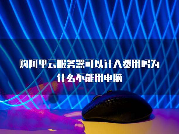 购阿里云服务器可以计入费用吗为什么不能用电脑