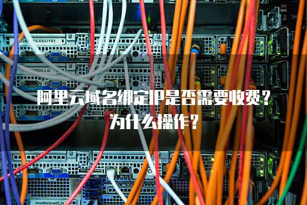 阿里云域名绑定IP是否需要收费？为什么操作？