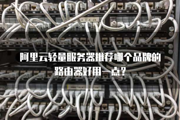 阿里云轻量服务器推荐哪个品牌的路由器好用一点?