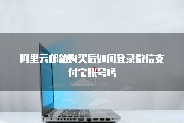 阿里云邮箱购买后如何登录微信支付宝账号吗