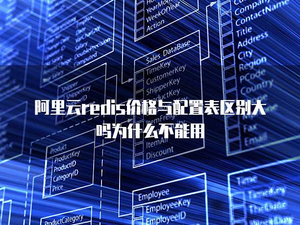 阿里云redis价格与配置表区别大吗为什么不能用
