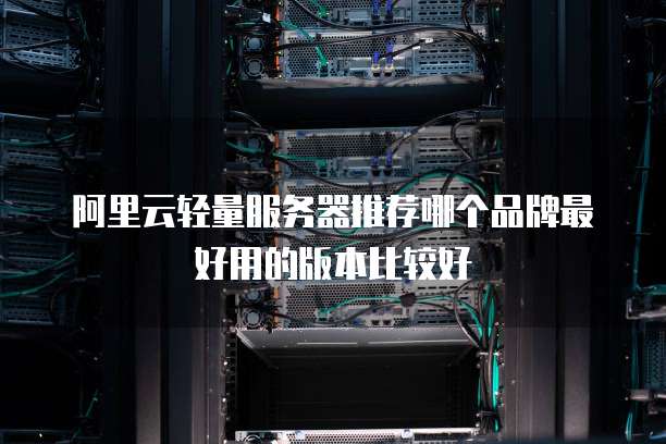 阿里云轻量服务器推荐哪个品牌最好用的版本比较好