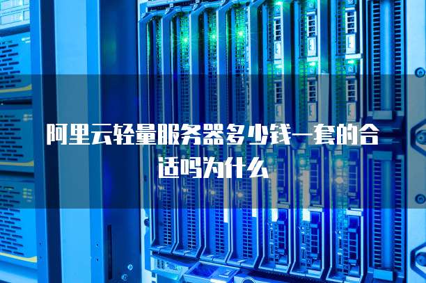阿里云轻量服务器多少钱一套的合适吗为什么
