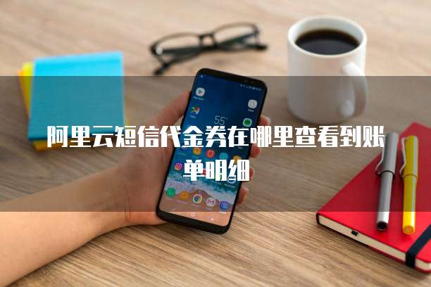 阿里云短信代金券在哪里查看到账单明细