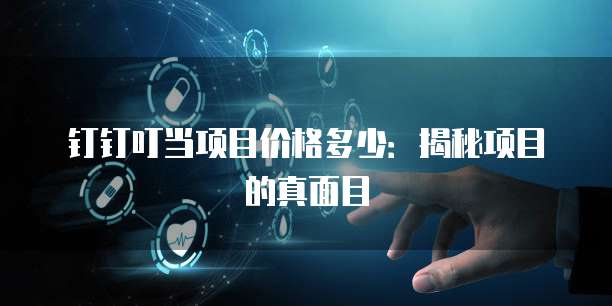 钉钉叮当项目价格多少：揭秘项目的真面目