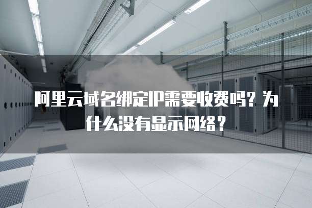 阿里云域名绑定IP需要收费吗？为什么没有显示网络？