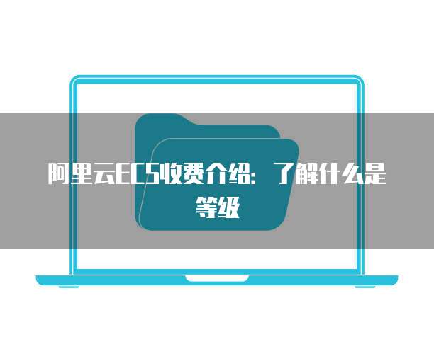 阿里云ECS收费介绍:了解什么是等级