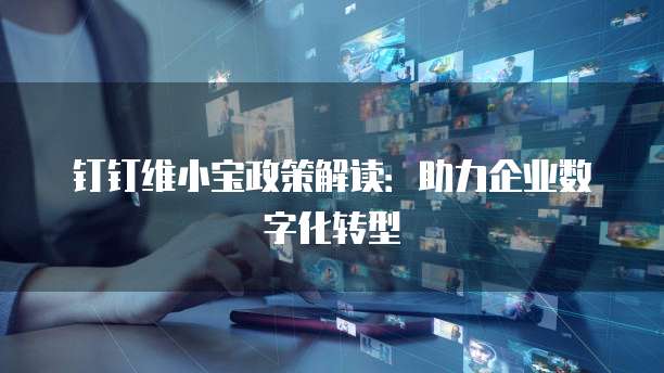 钉钉维小宝政策解读:助力企业数字化转型