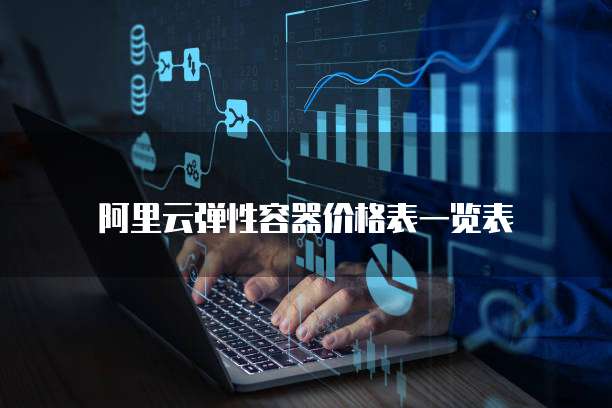 阿里云弹性容器价格表一览表