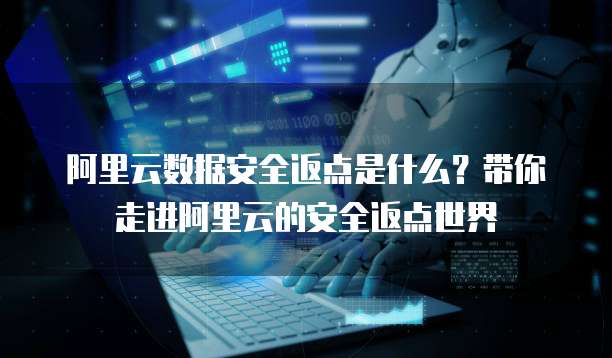阿里云数据安全返点是什么?带你走进阿里云的安全返点世界