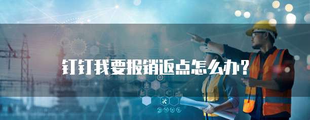 钉钉我要报销返点怎么办？