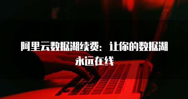 阿里云数据湖续费:让你的数据湖永远在线