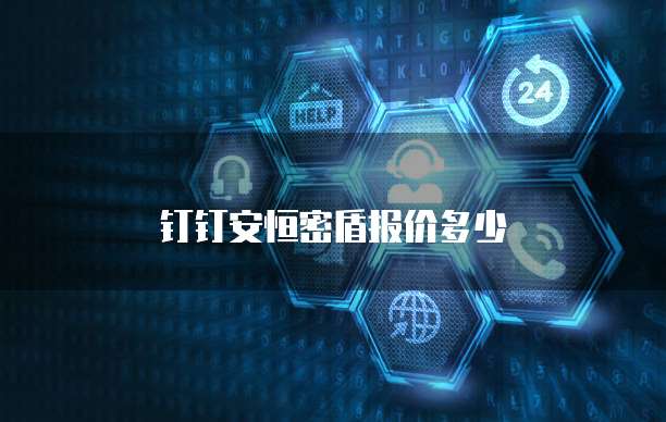 钉钉安恒密盾报价多少