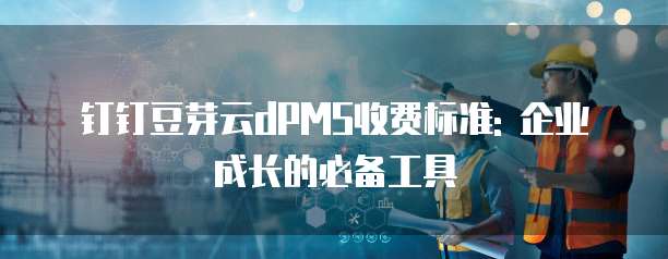 钉钉豆芽云dPMS收费标准: 企业成长的必备工具
