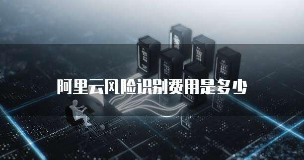 阿里云风险识别费用是多少