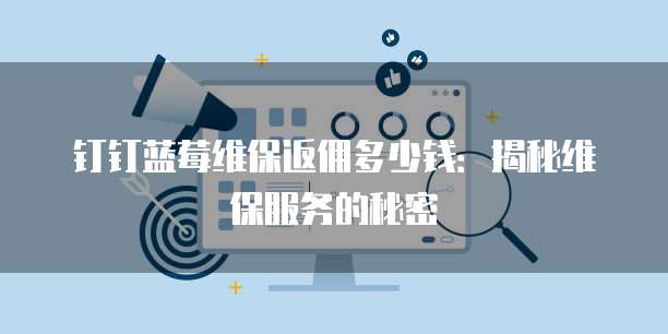钉钉蓝莓维保返佣多少钱:揭秘维保服务的秘密