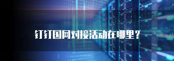 钉钉国网对接活动在哪里？