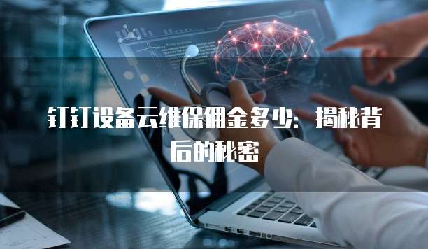 钉钉设备云维保佣金多少:揭秘背后的秘密