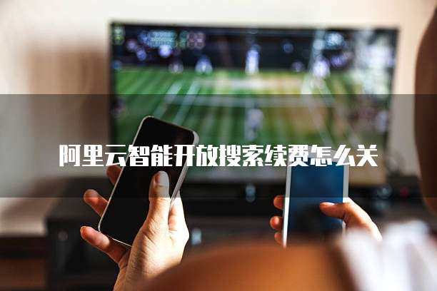 阿里云智能开放搜索续费怎么关