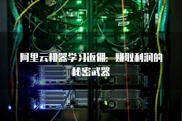 阿里云机器学习返佣:赚取利润的秘密武器