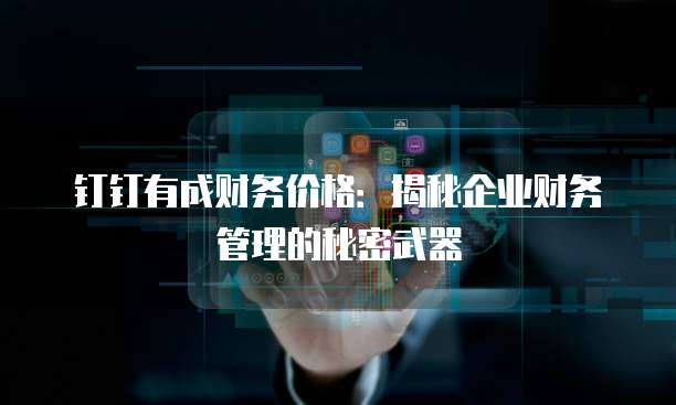 钉钉有成财务价格：揭秘企业财务管理的秘密武器