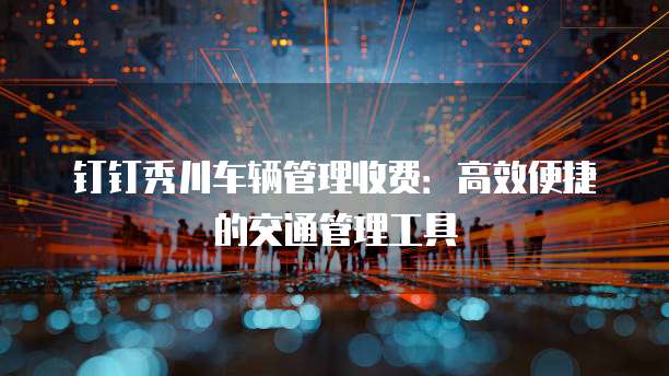 钉钉秀川车辆管理收费：高效便捷的交通管理工具